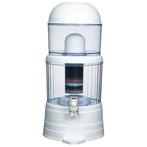 14L Benchtop 8 Stage Water Filter - Ceramic Carbon Mineral Silica Purifier - SuperSaverAU - view 1