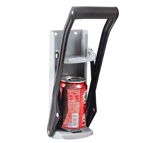 Can Crusher 16 oz - Steel Construction, Wall Mounted, Bottle Opener, Foam Grip - SuperSaverAU - view 1