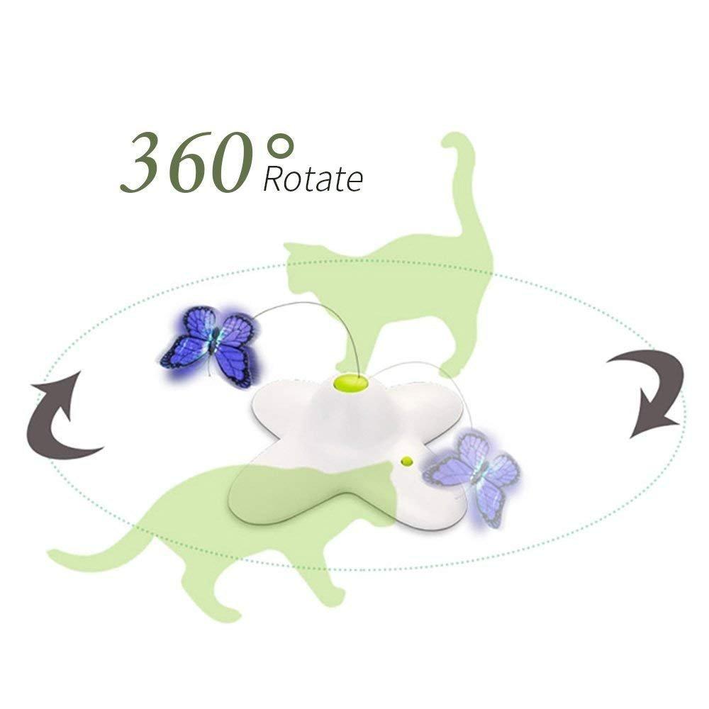 AFP Flutter Bug Butterfly Cat Toy - Interactive Teaser, 25cm x 25cm x 8cm - SuperSaverAU - view 1