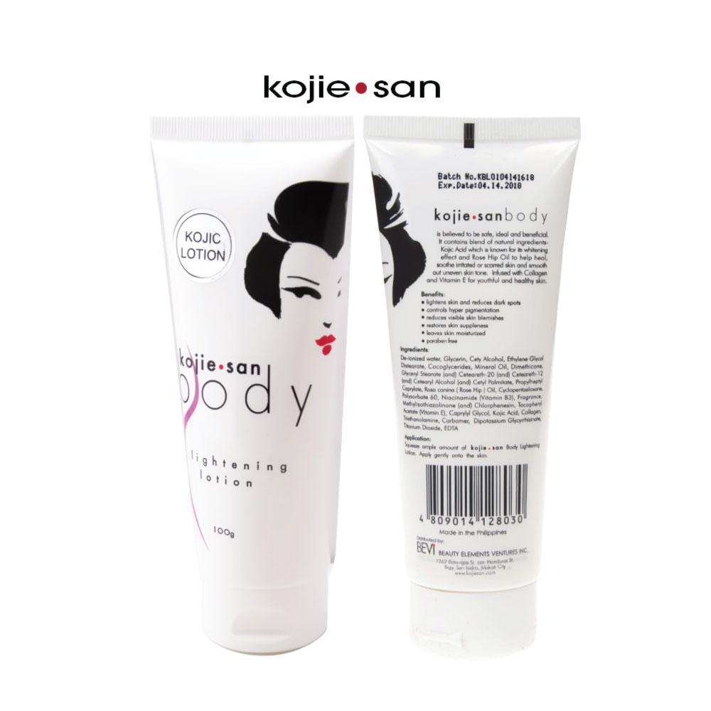 Kojie San Body Lotion 100g - Kojic Acid Skin Moisturiser With Collagen. - SuperSaverAU - view 2