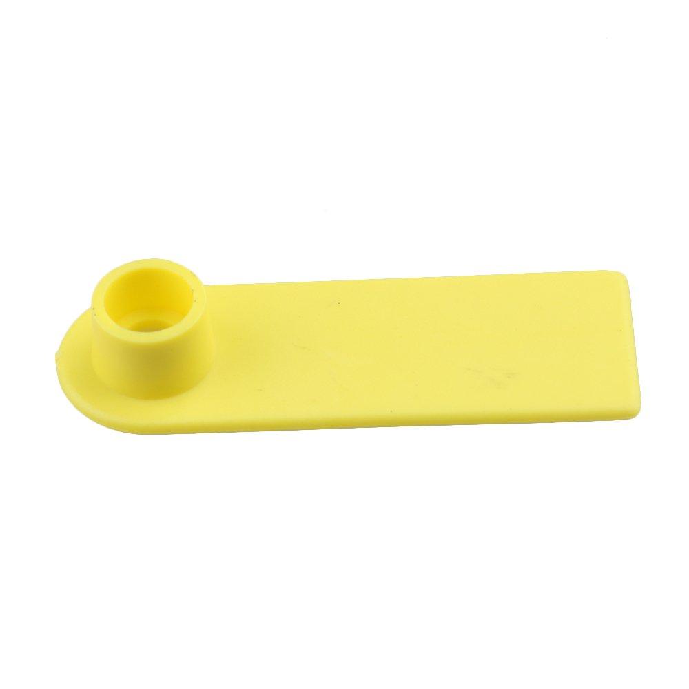 Cattle Ear Tags 100x Mini Yellow 5x2cm Blank Livestock Labels for Sheep & Goats - SuperSaverAU - view 3