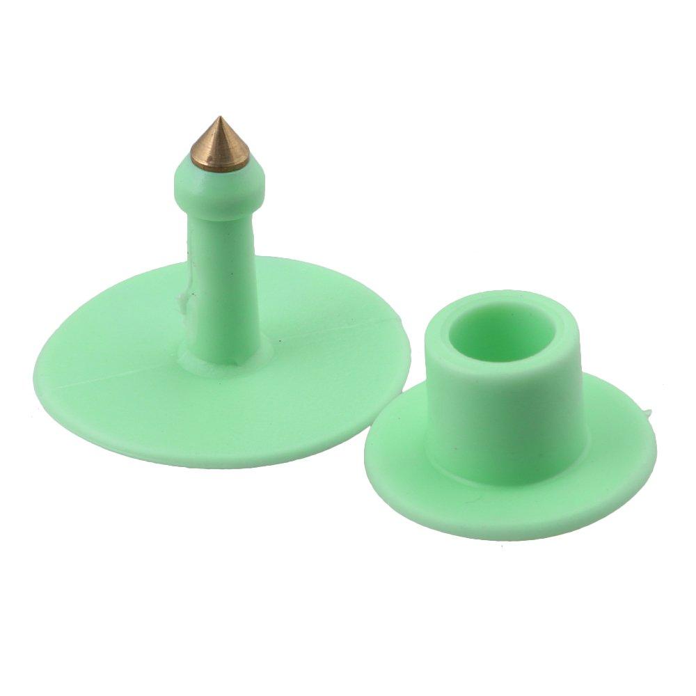 Round Green Cattle Ear Tags Set 1-100 for Livestock, Pigs, Sheep, Goats - SuperSaverAU - view 3