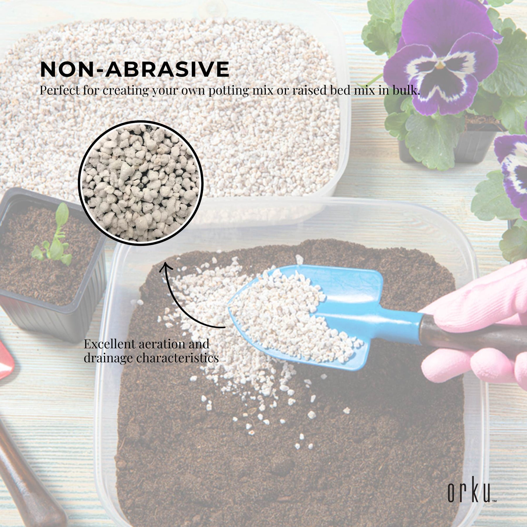 Coarse Perlite 50L Organic Expanded Medium for Plants & Hydroponics - SuperSaverAU - view 1