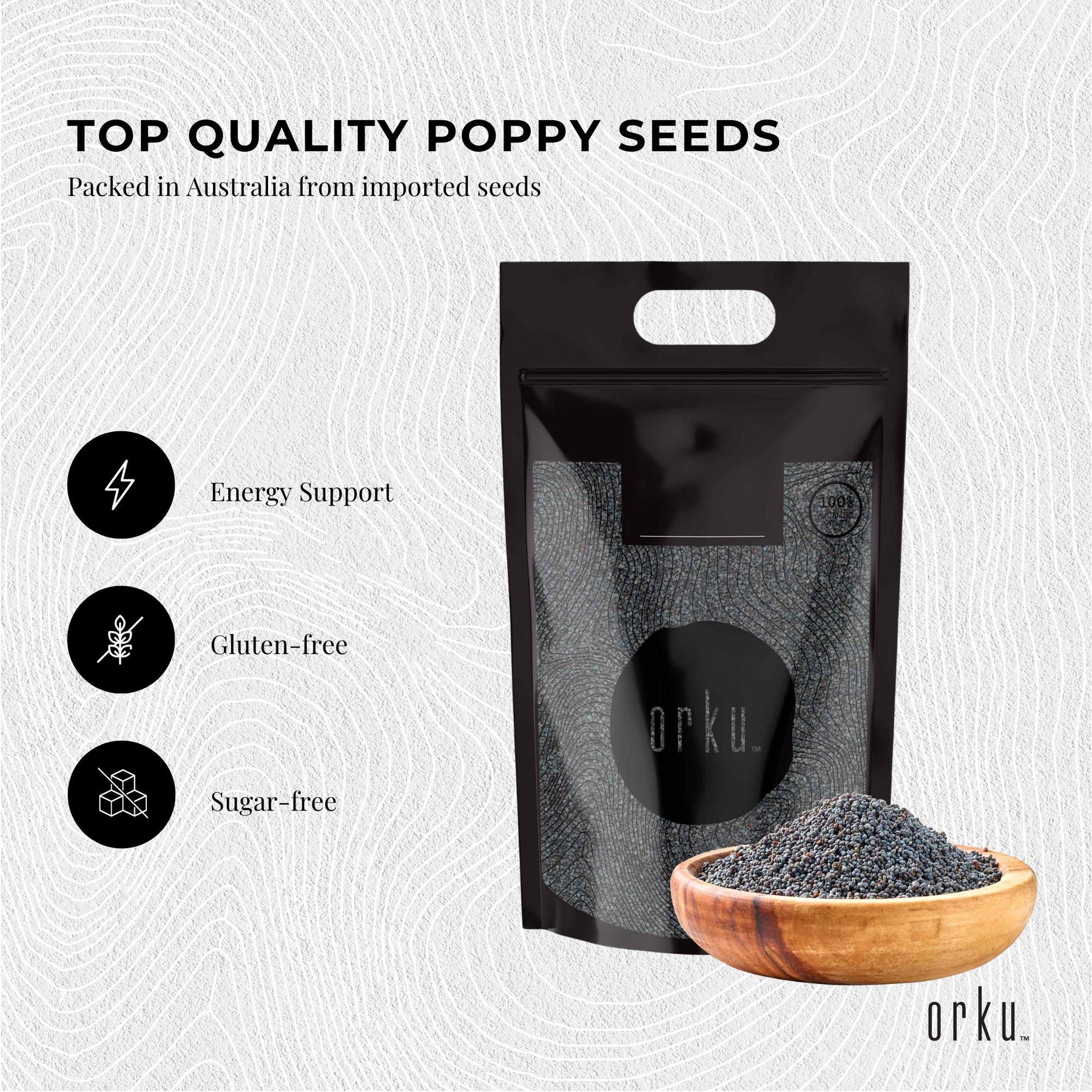 20Kg Poppy Seeds Unwashed Papaver Somniferum For Baking and Decorating - SuperSaverAU - view 3