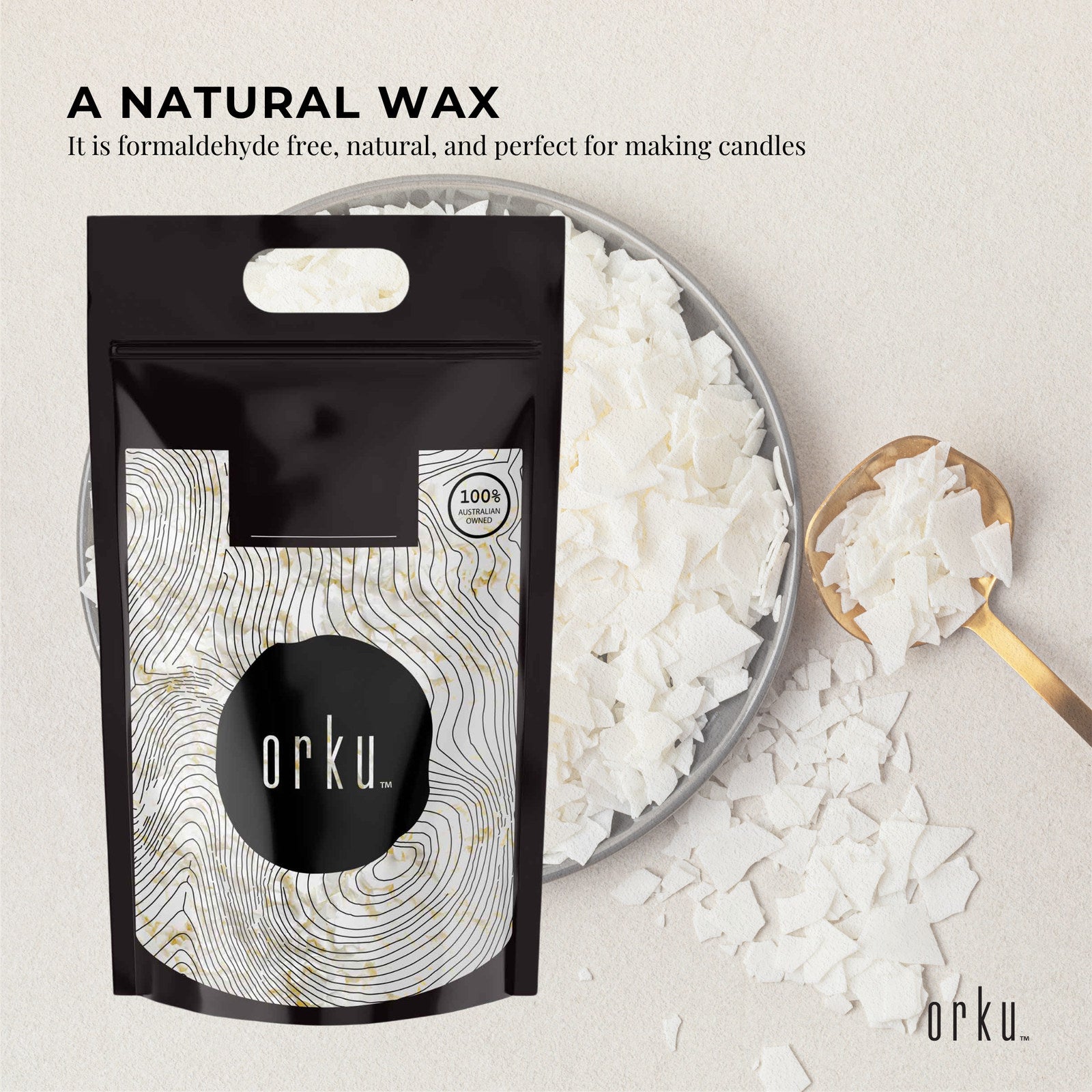 Golden Wax 464 Soy Wax Flakes 5Kg - 100% Pure Natural for Container Candles - SuperSaverAU - view 4