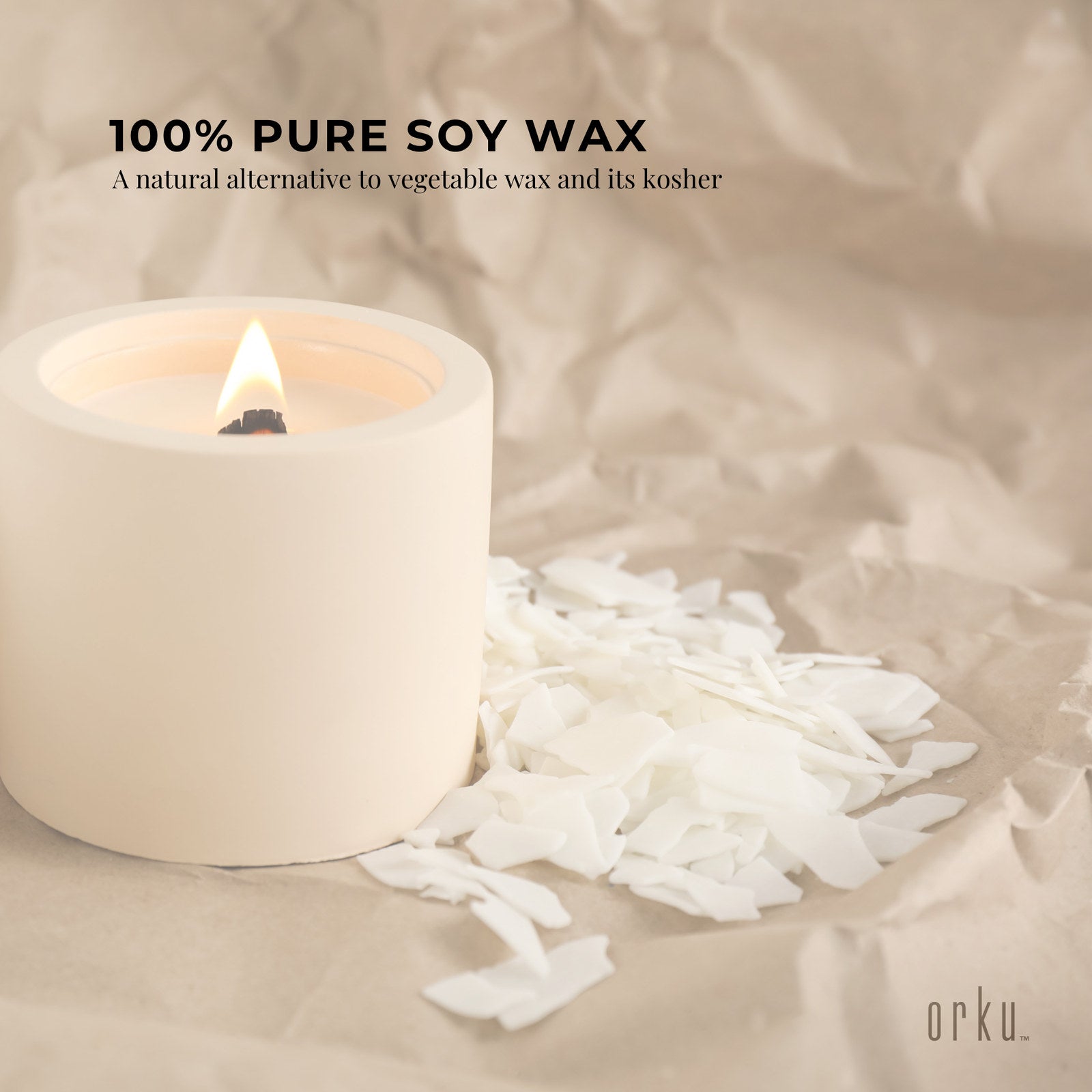 Premium Golden 464 Soy Wax Flakes – 20kg