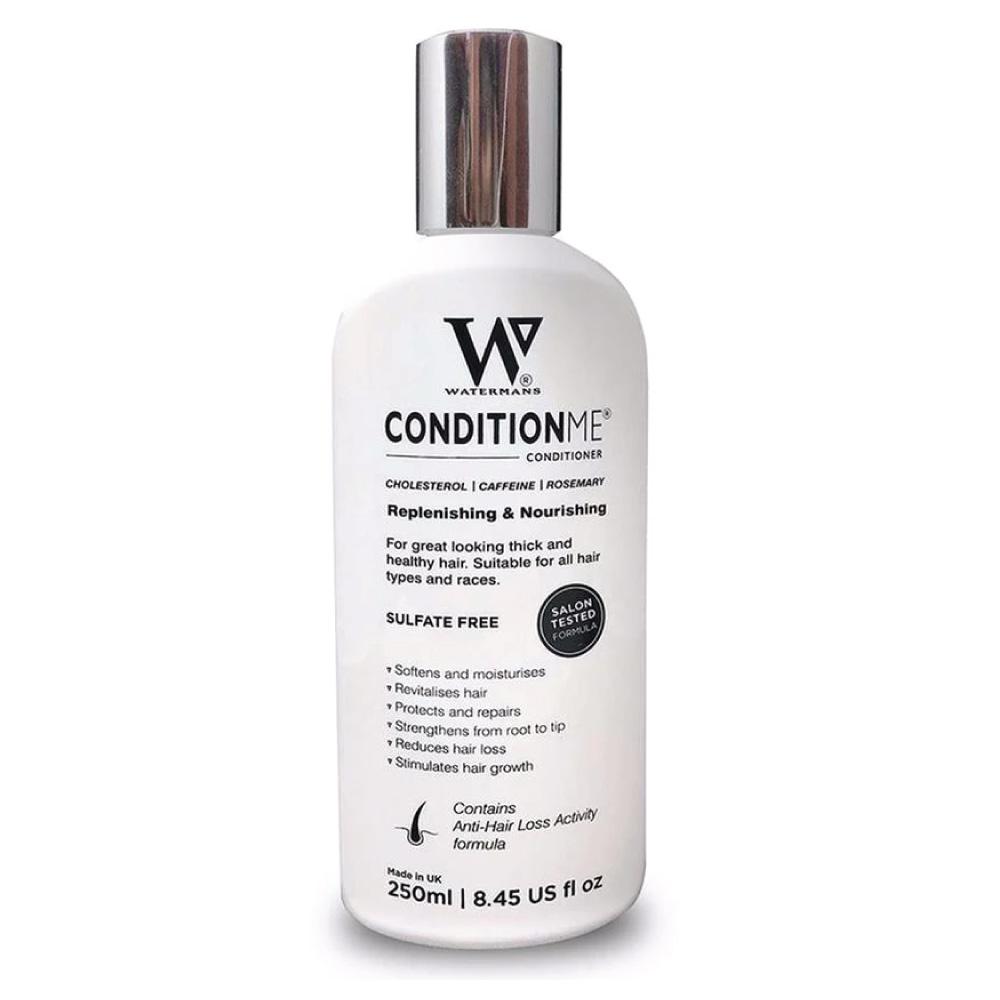 Watermans Condition Me Conditioner 250ml - Cholesterol, Caffeine, Rosemary, Hair Growth - SuperSaverAU - view 1