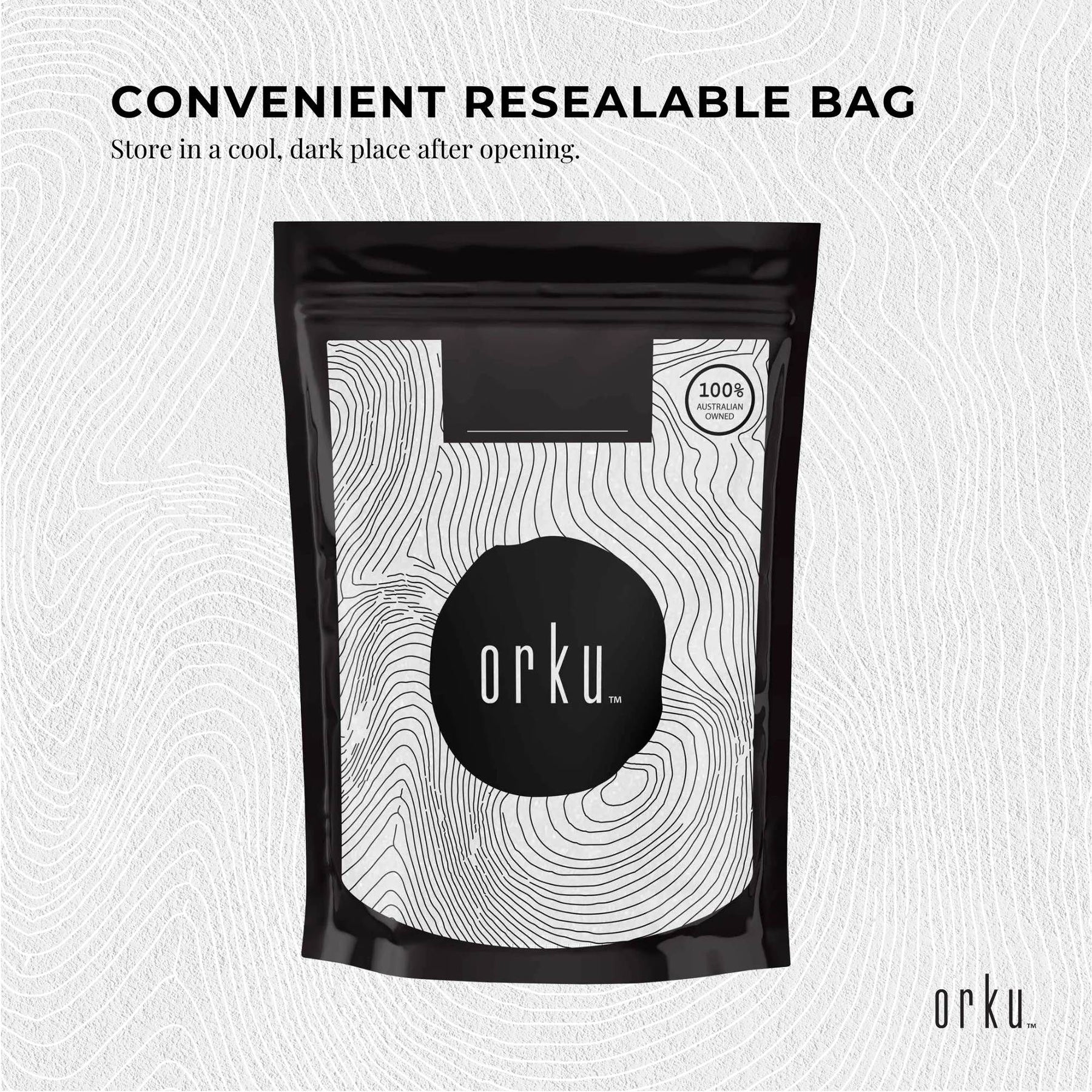 Orku 400g Pure Vitamin C Powder L-Ascorbic Acid USP Grade Non-GMO