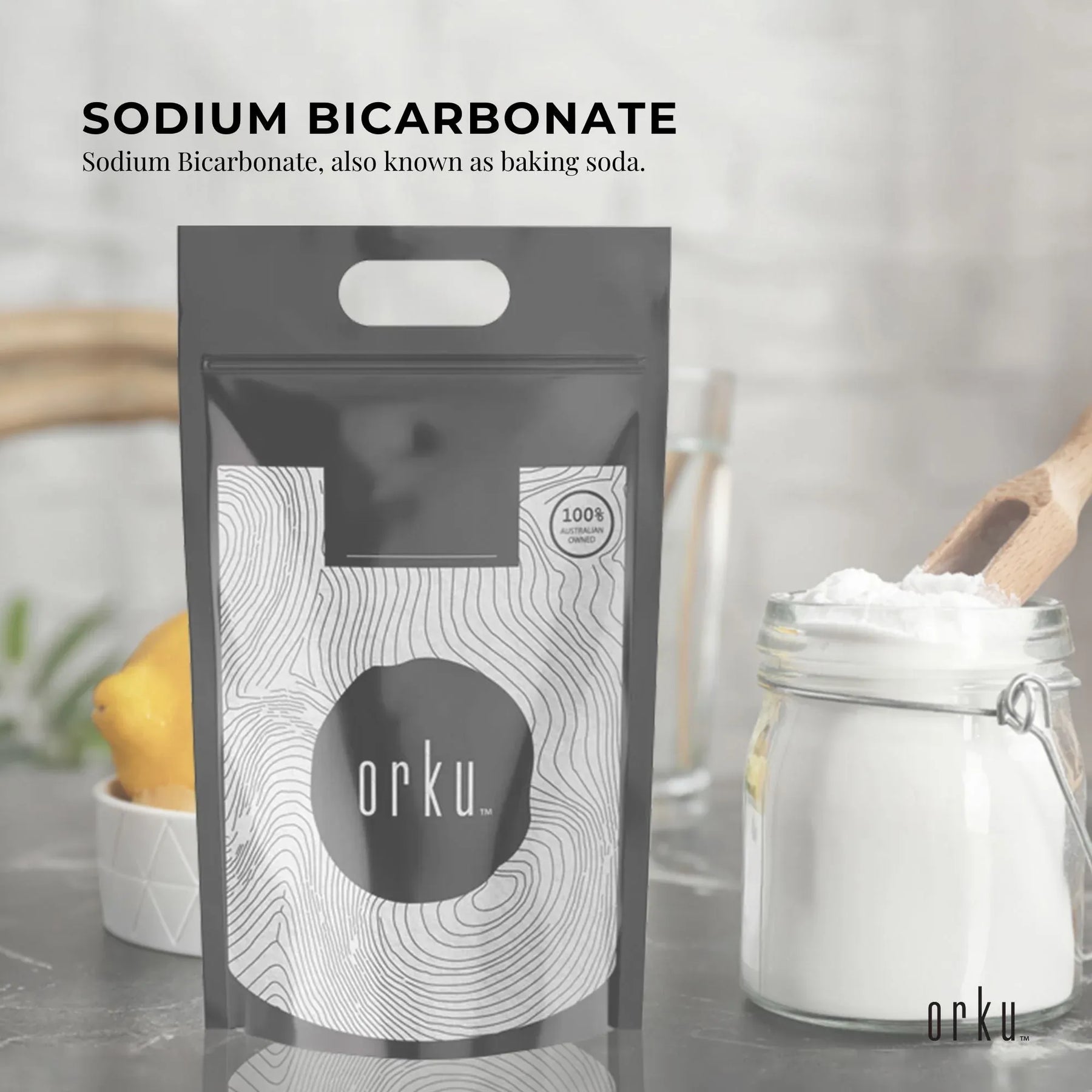 Australian Certified Food Grade Sodium Bicarbonate 20Kg - No Aluminium Bicarb