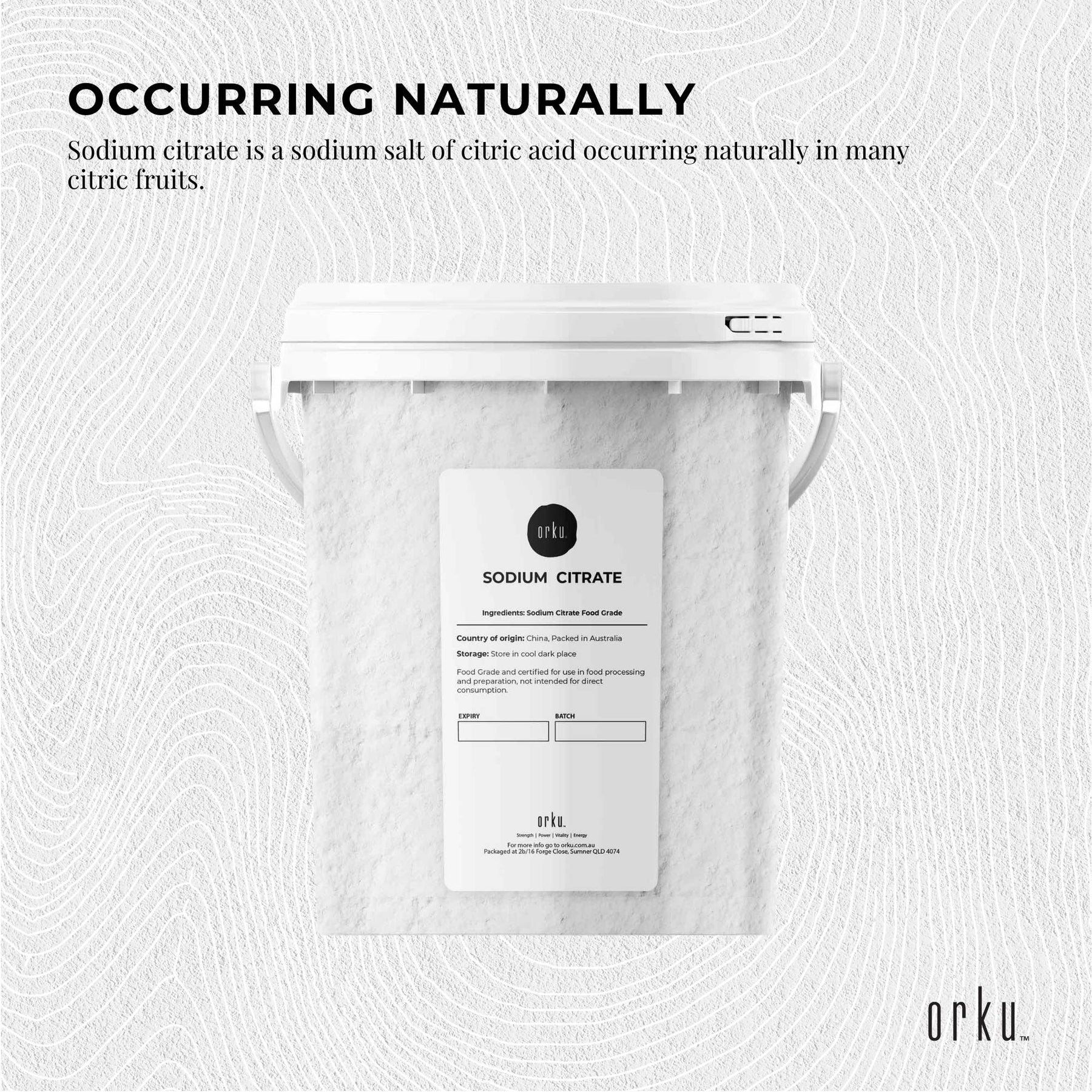 1.3Kg Sodium Citrate Powder Tub - Trisodium Food Grade Salt Acid Preservative - SuperSaverAU - view 2