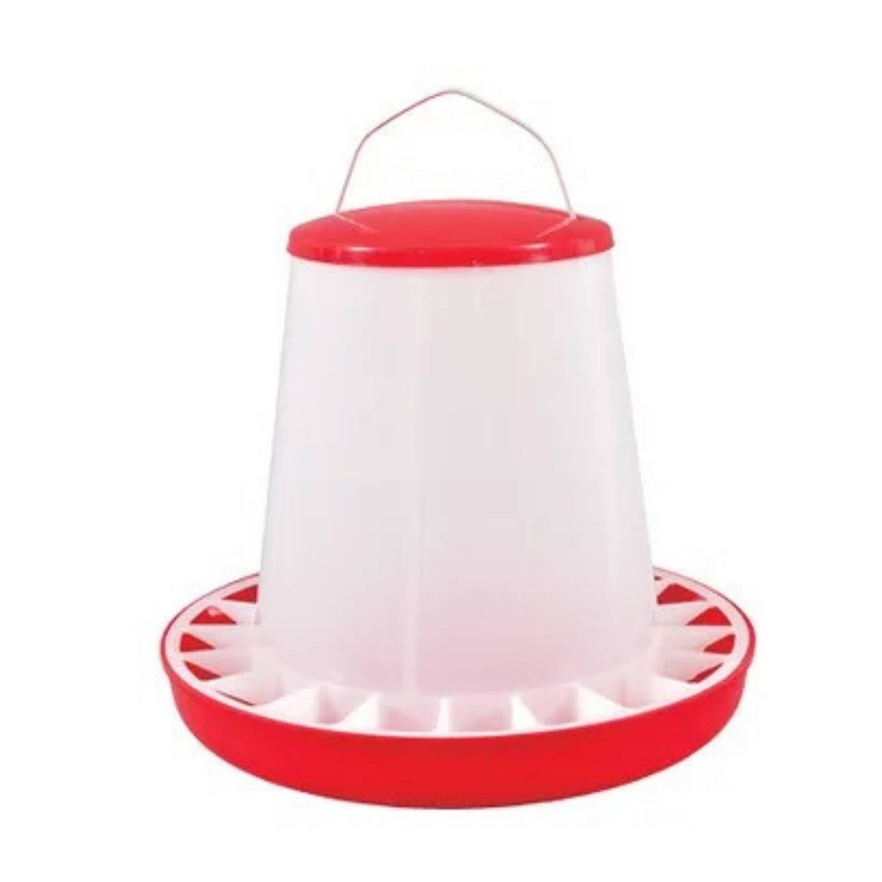 Rooster Farms 9Kg Automatic Chicken Feeder - Plastic Poultry Seed Bucket - SuperSaverAU - view 1