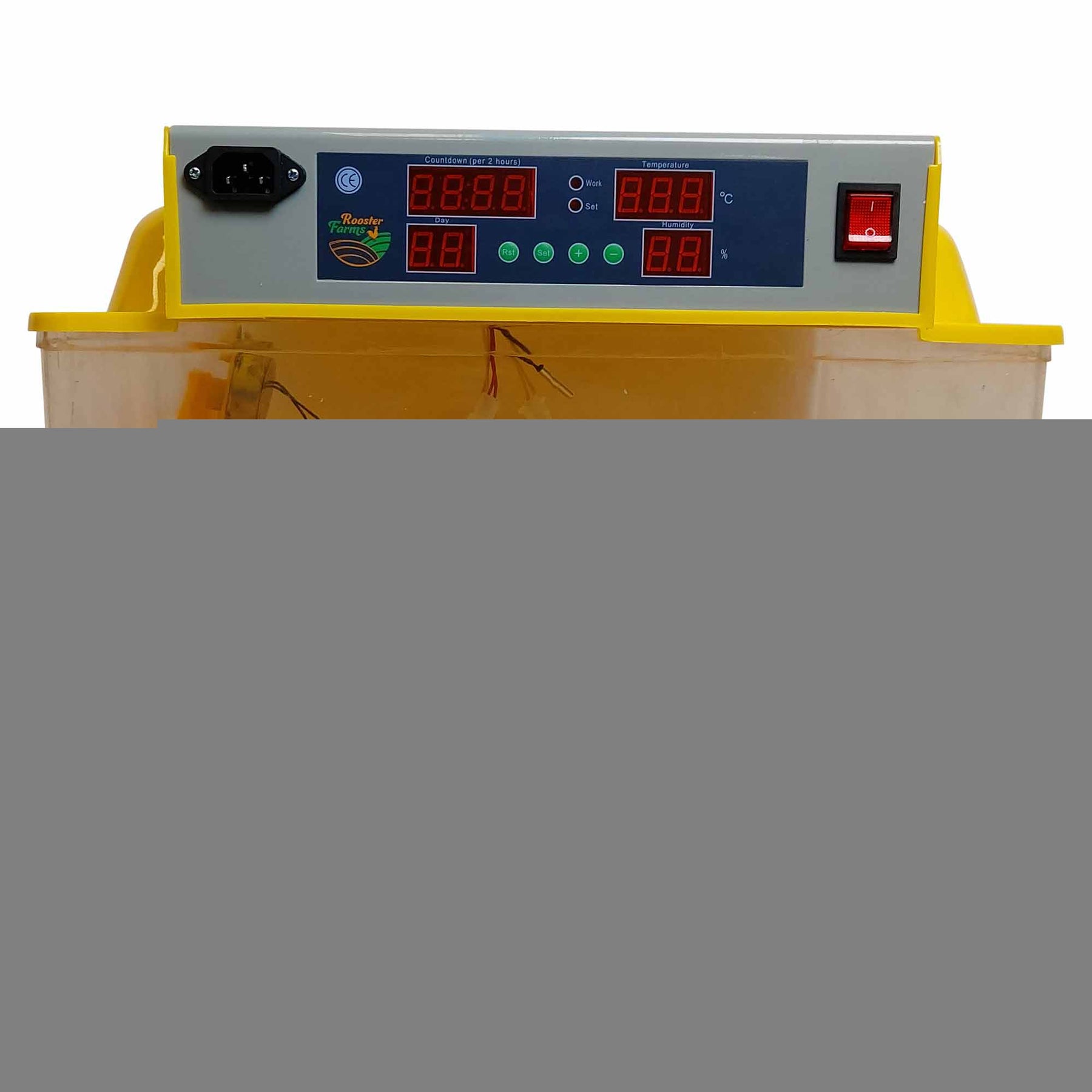 Premium Rooster Farms Automatic Electric Egg Incubator Kit - 96 Eggs