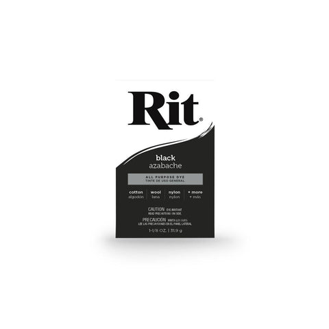 Rit 31.9g Black All Purpose Powder Dye for Fabric, Wood, Paper, and Cork - SuperSaverAU - view 1