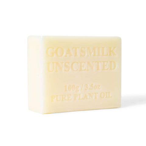 Premium Australian Goats Milk Soap Bars 100 Pack Unscented 100g Sensitive Skin