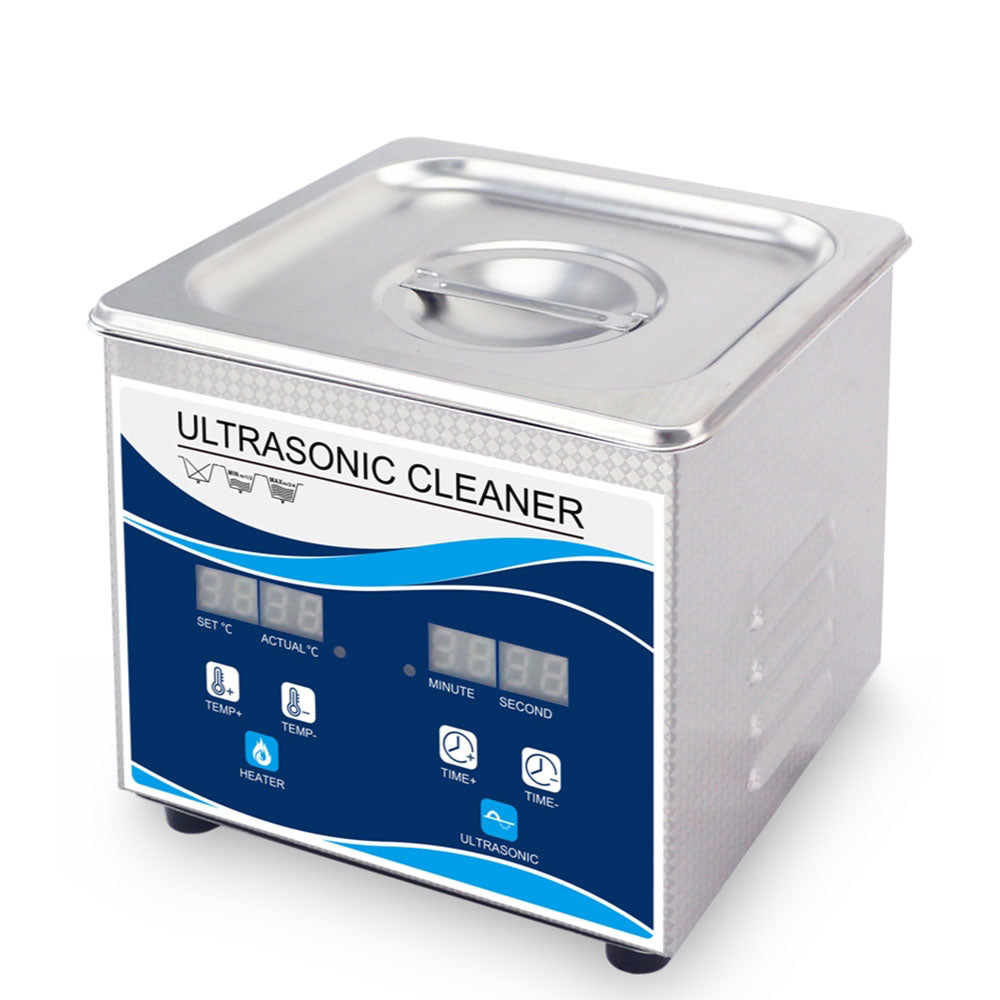 1.3L Digital Ultrasonic Cleaner Jewelry Ultra Sonic Bath Degas Parts Cleaning - SuperSaverAU - view 2