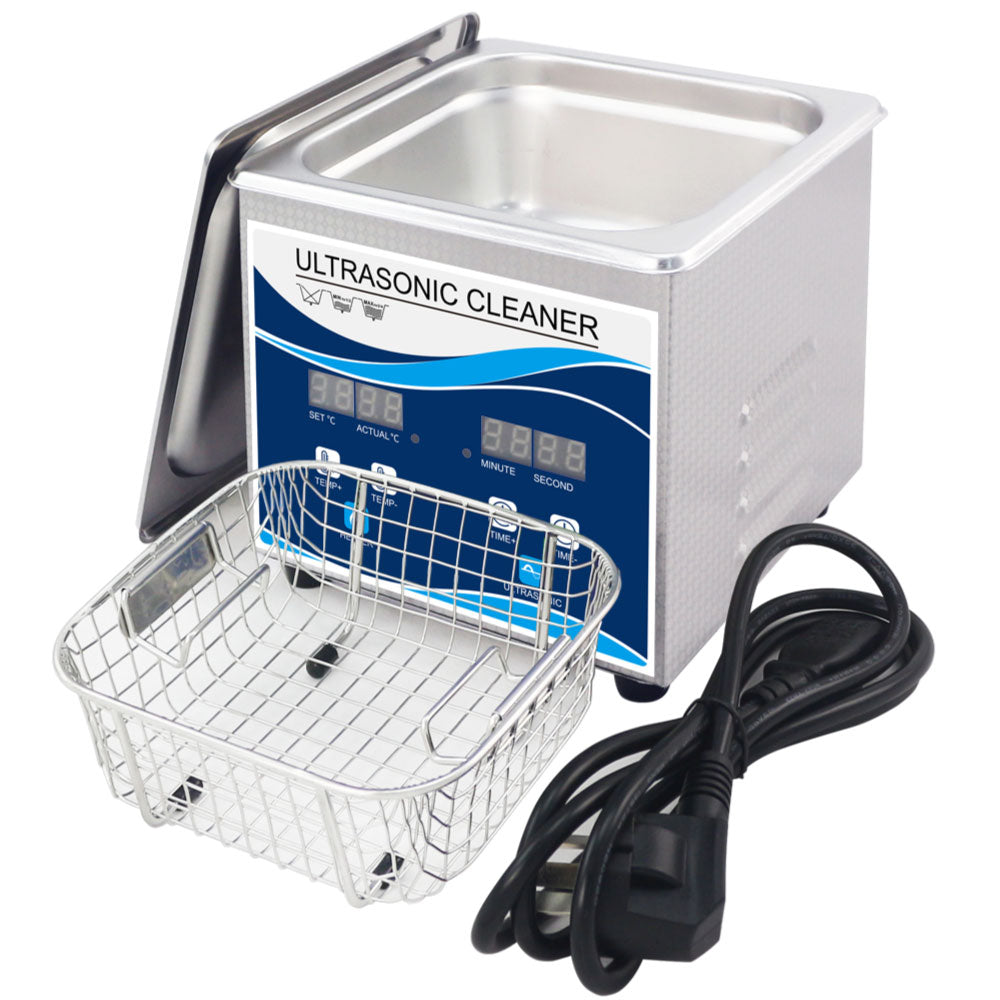 1.3L Digital Ultrasonic Cleaner Jewelry Ultra Sonic Bath Degas Parts Cleaning - SuperSaverAU - view 4