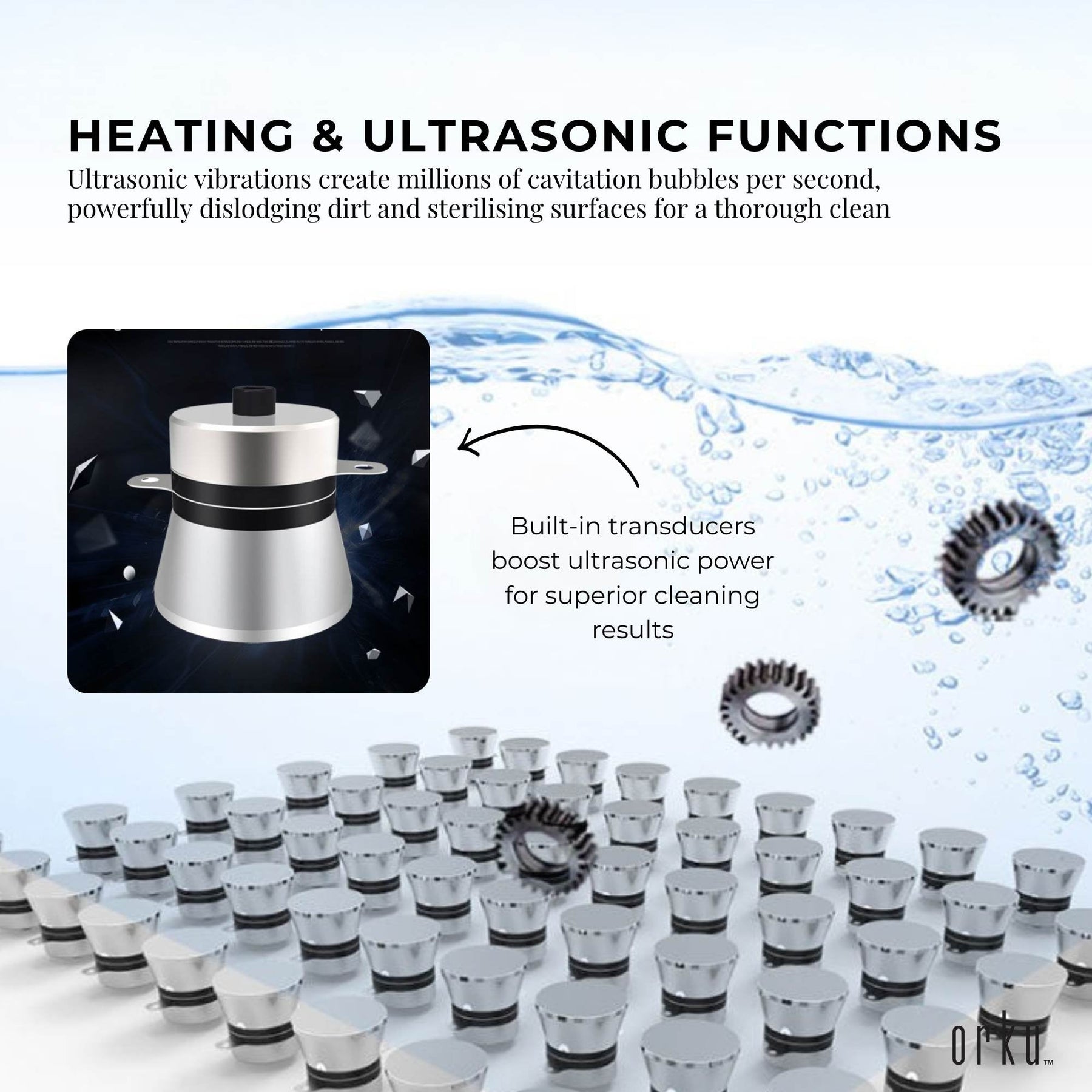 Premium 30L Digital Ultrasonic Cleaner with Degas Function 40kHz