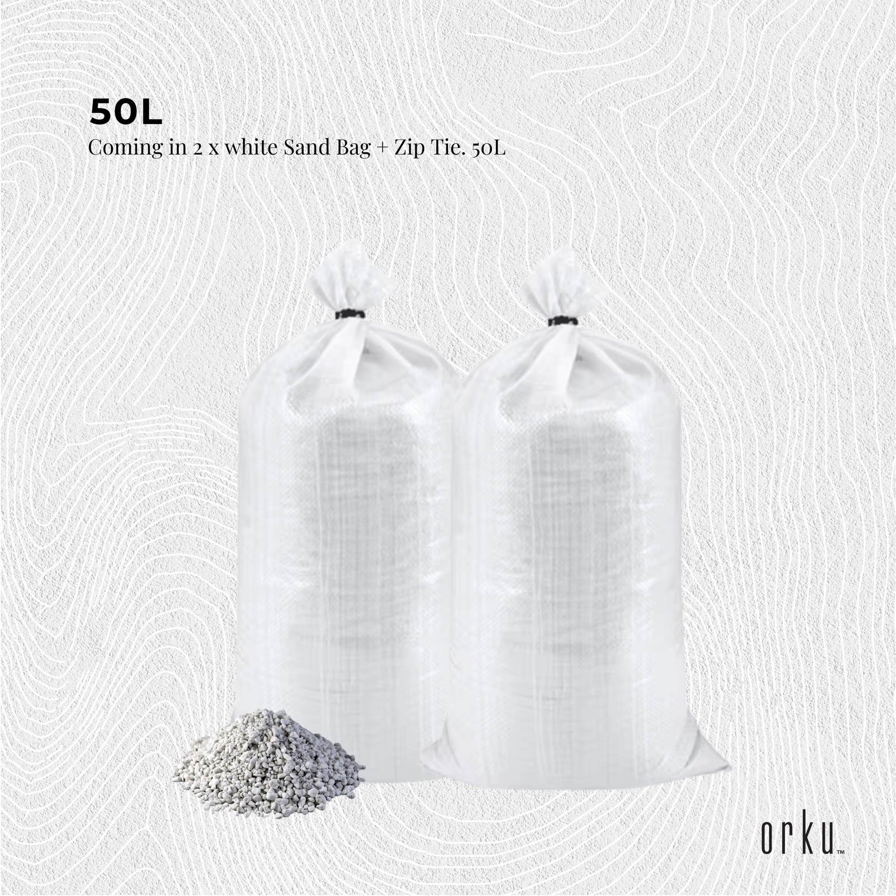 Orku Super Coarse Perlite Growing Medium - 50L