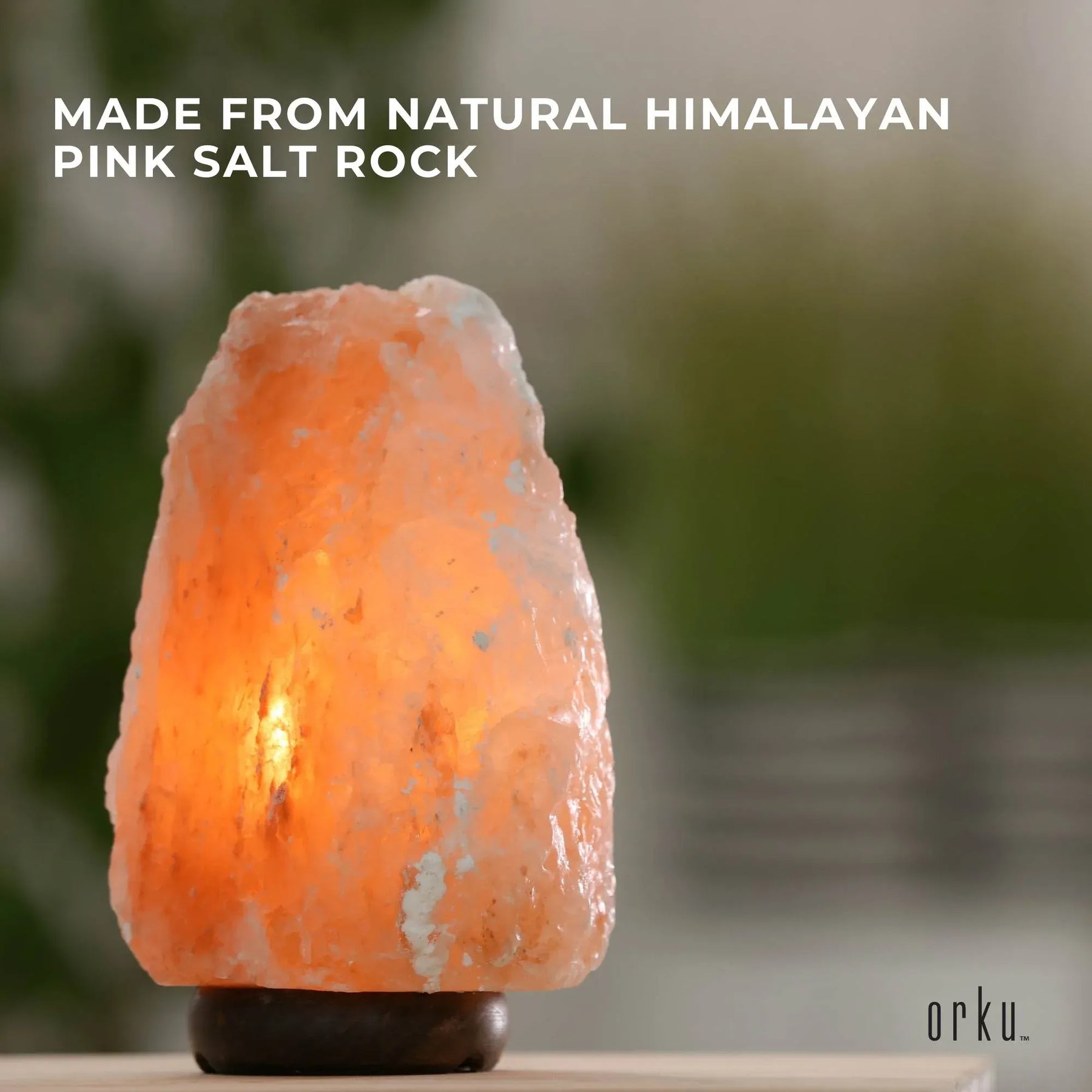 Himalayan Pink Salt Lamp 2-3kgs with 12V 12W Light Bulb & On/Off Switch