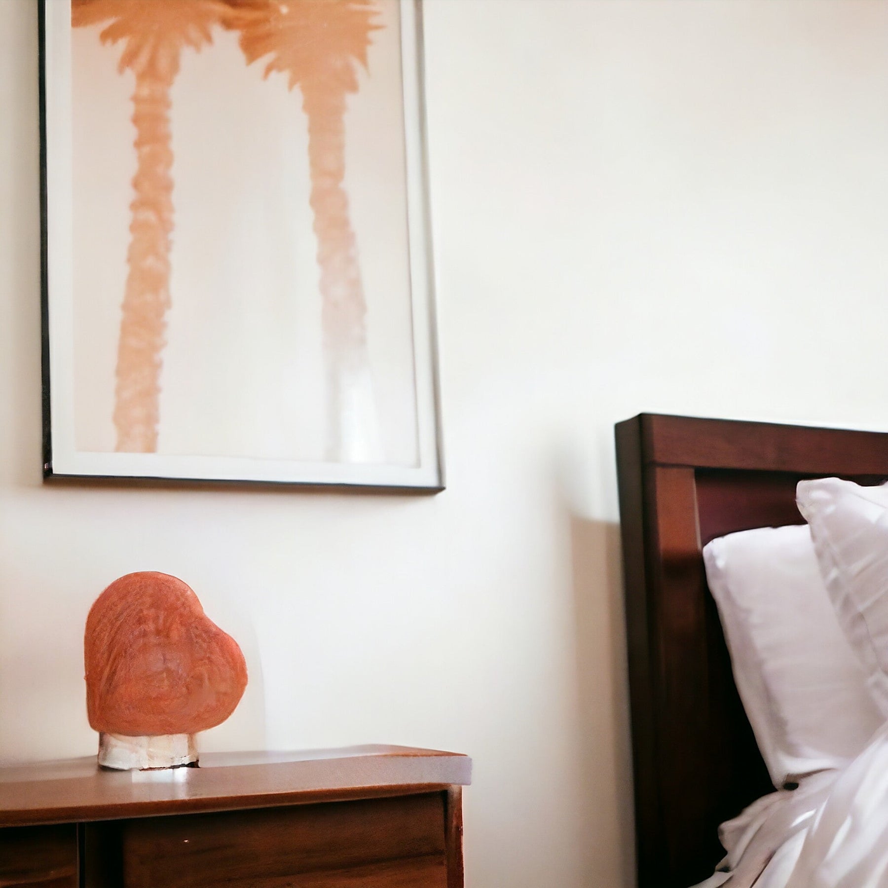 Premium Heart Himalayan Pink Salt Lamp with 12V Bulb - 3-3.5kg