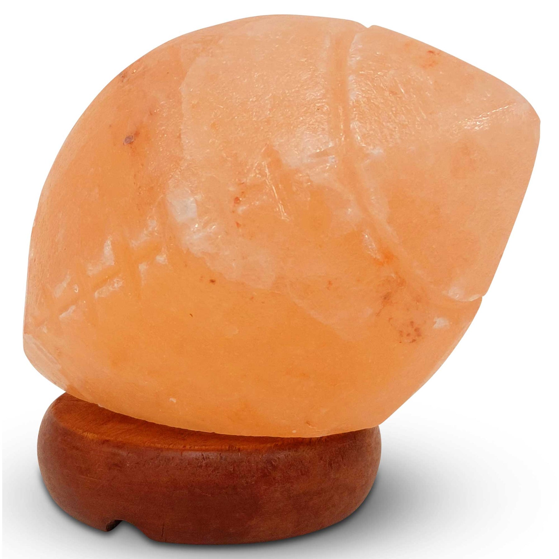 Himalayan Pink Salt Lamp 2.5kg Rugby Ball Shape with 12V Light Bulb - SuperSaverAU - view 5