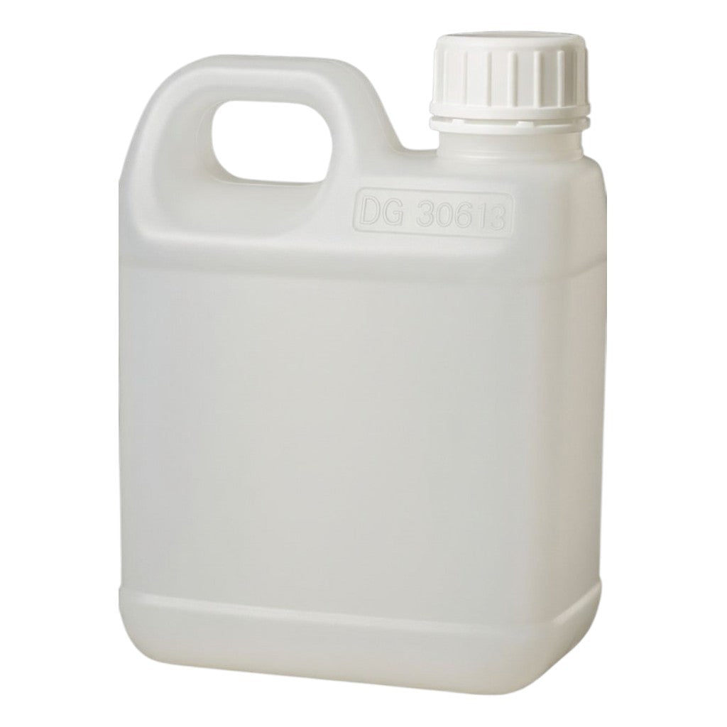 Kitchee HDPE Jerry Can Bottles with 38mm Tamper Evident Caps - 1L, 10 Pack