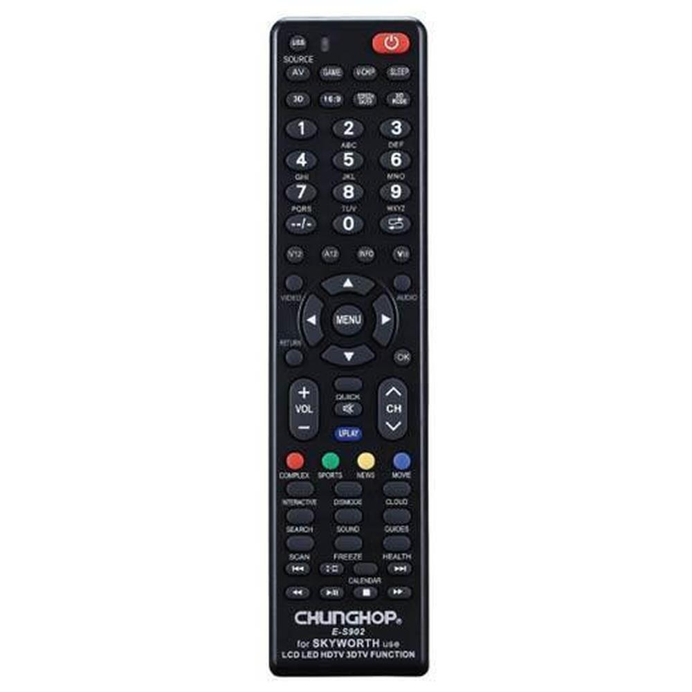 Chunghop Universal TV Remote Control Compatible with Skyworth LCD Smart HD Plasm - SuperSaverAU - view 1