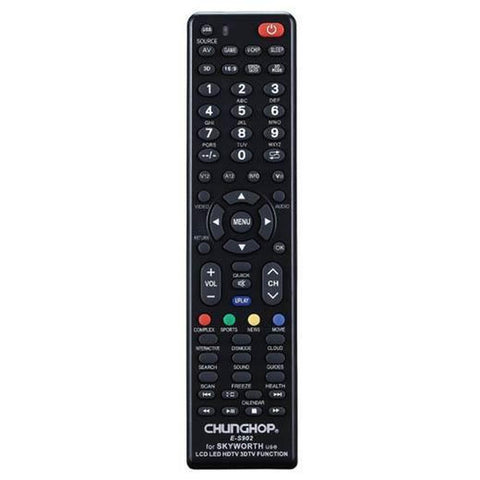 Chunghop Universal TV Remote Control Compatible with Skyworth LCD Smart HD Plasm - SuperSaverAU - view 1