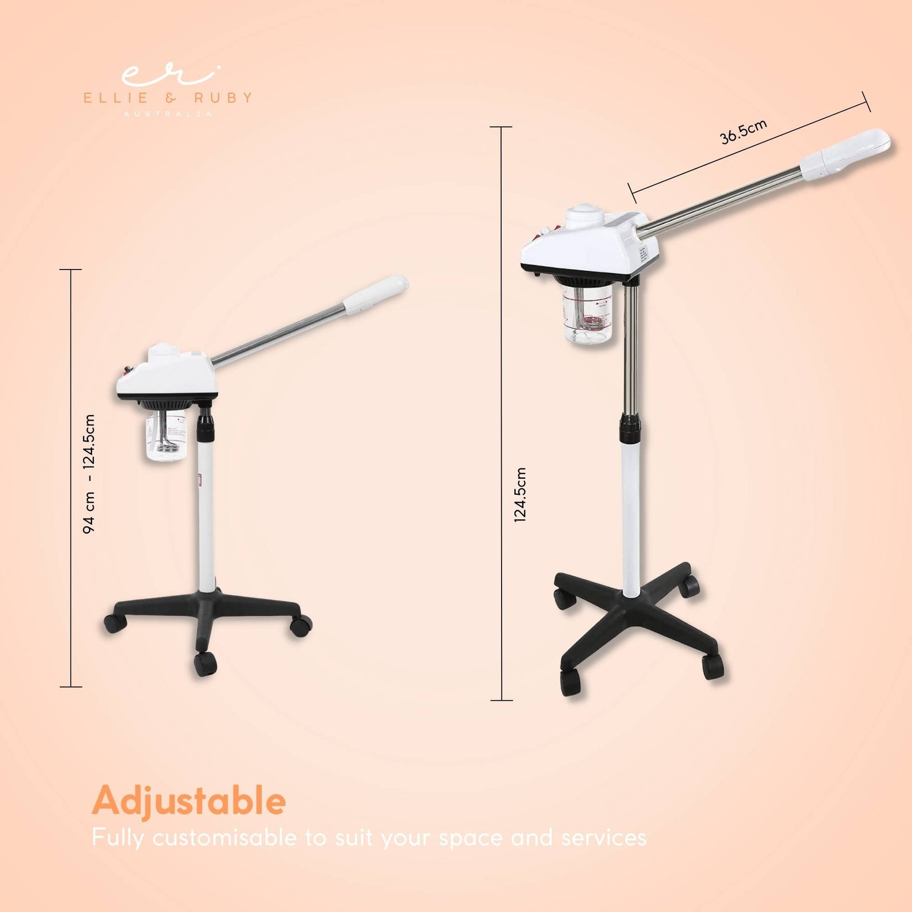 Facial Steamer Professional Ozone Face Sauna Spa Deep Skin Cleansing Hot Steam - SuperSaverAU - view 3
