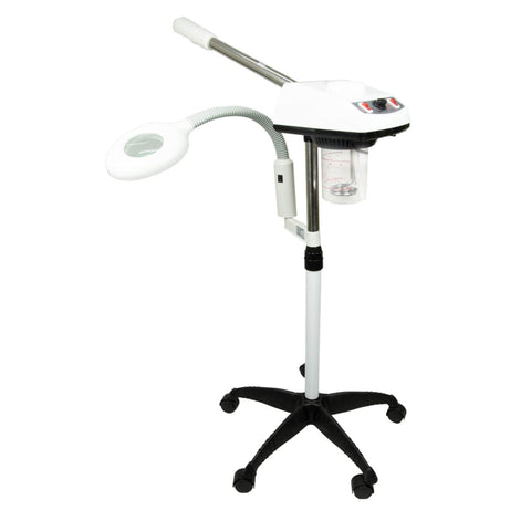 Ellie & Ruby 2-in-1 Facial Steamer with 2.5x Magnifying Lamp Adjustable Height - SuperSaverAU - view 1