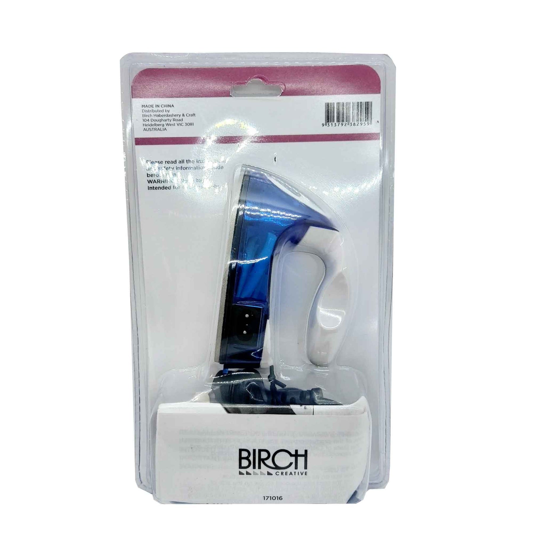 Birch Mini Crafting Iron Blue, Portable 11x7cm for Travel & Craft Projects - SuperSaverAU - view 5