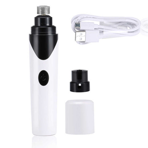 Pet Nail Grinder Electric Trimmer Rechargeable Clipper for Dogs & Cats - 3 Ports, Low Noise - SuperSaverAU - view 1