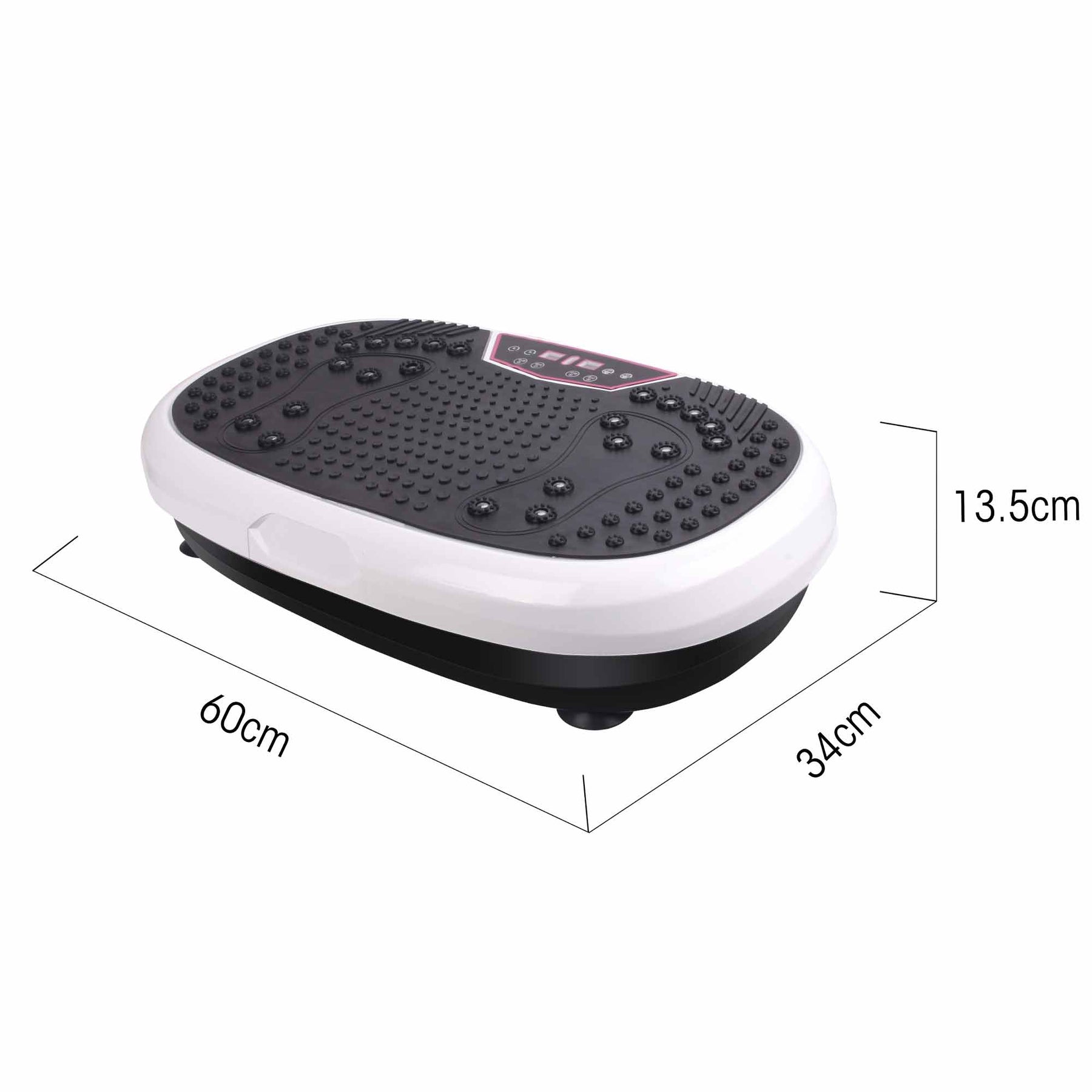 White Mini Vibration Platform - Magnet Therapy Vibrating Machine Exercise Plate - SuperSaverAU - view 3