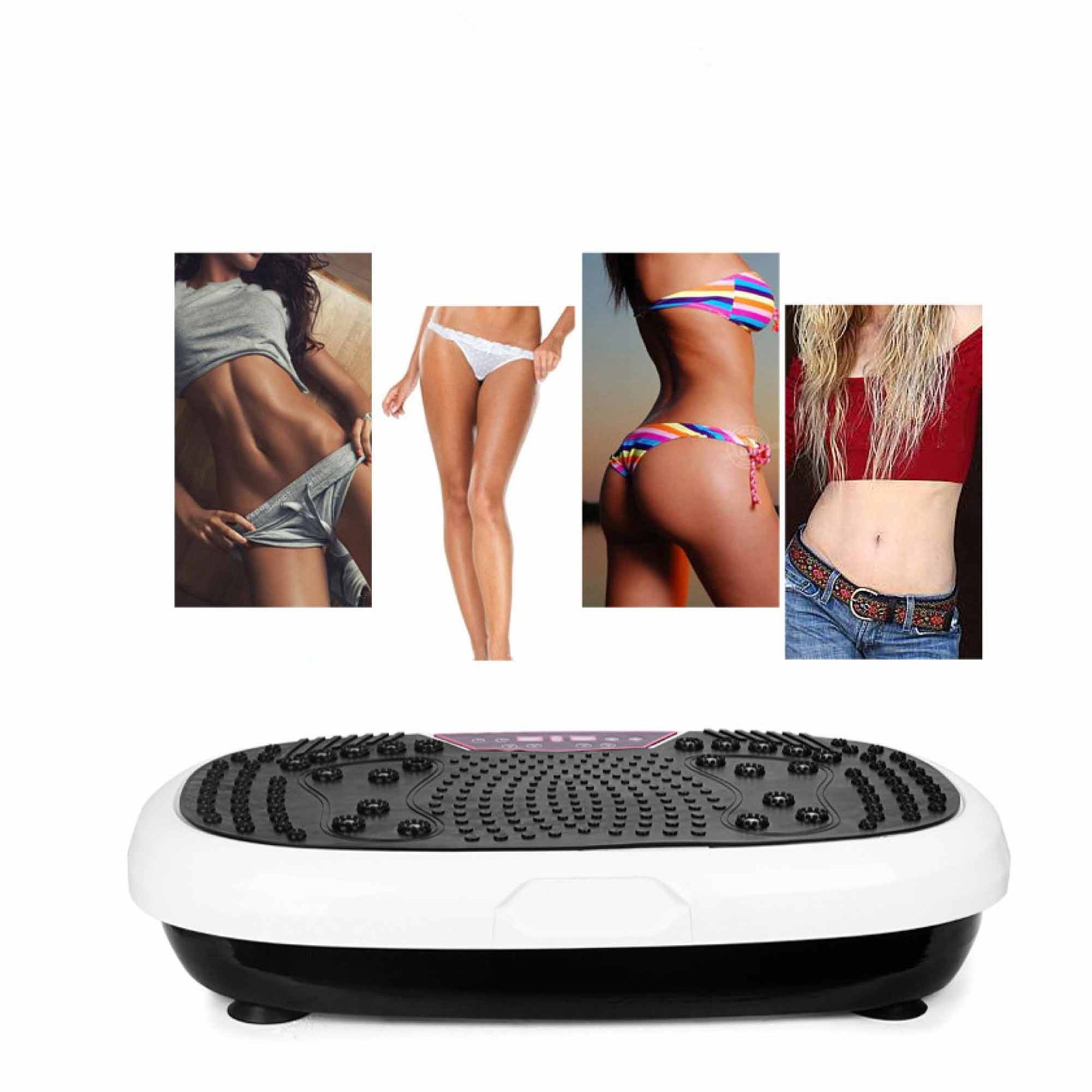 Pink Mini Vibration Platform - Magnet Therapy Vibrating Machine Exercise Plate - SuperSaverAU - view 8