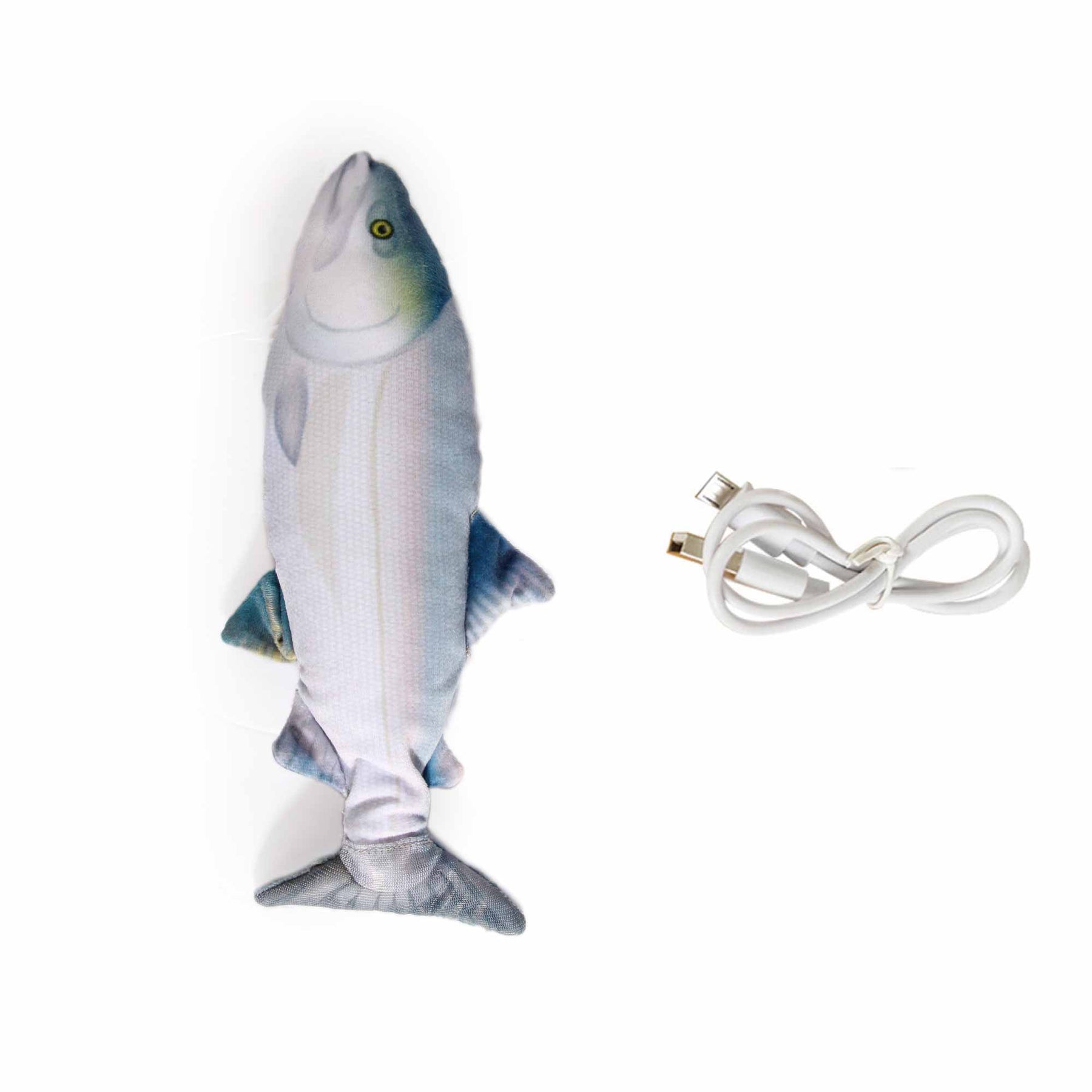 All For Paws Jittering Sardine Cat Toy 27cm with USB Rechargeable Catnip & Silvervine - SuperSaverAU - view 3
