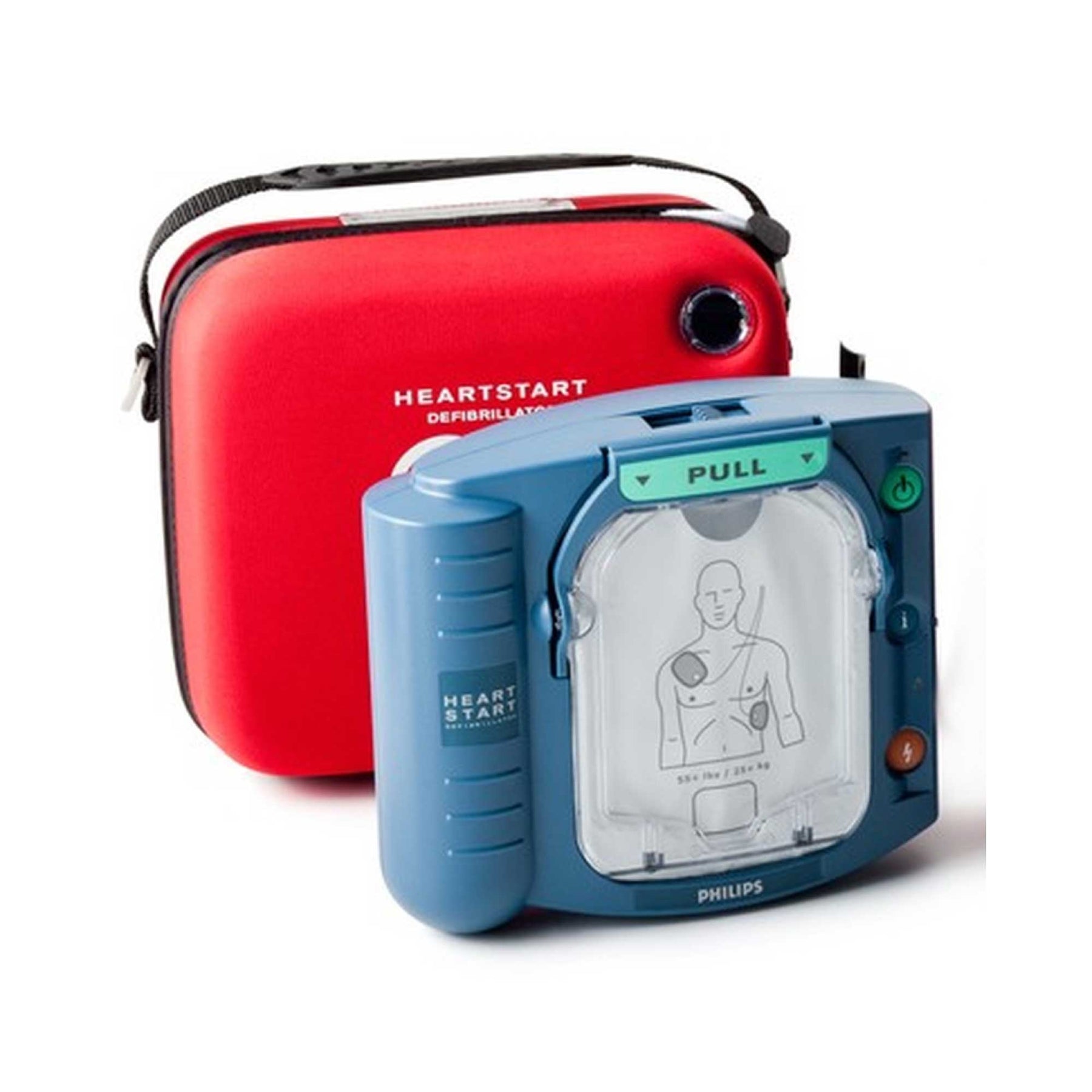Philips HeartStart HS1 AED Defibrillator with Carry Case, Voice Instructions, Adult Pads - SuperSaverAU - view 1