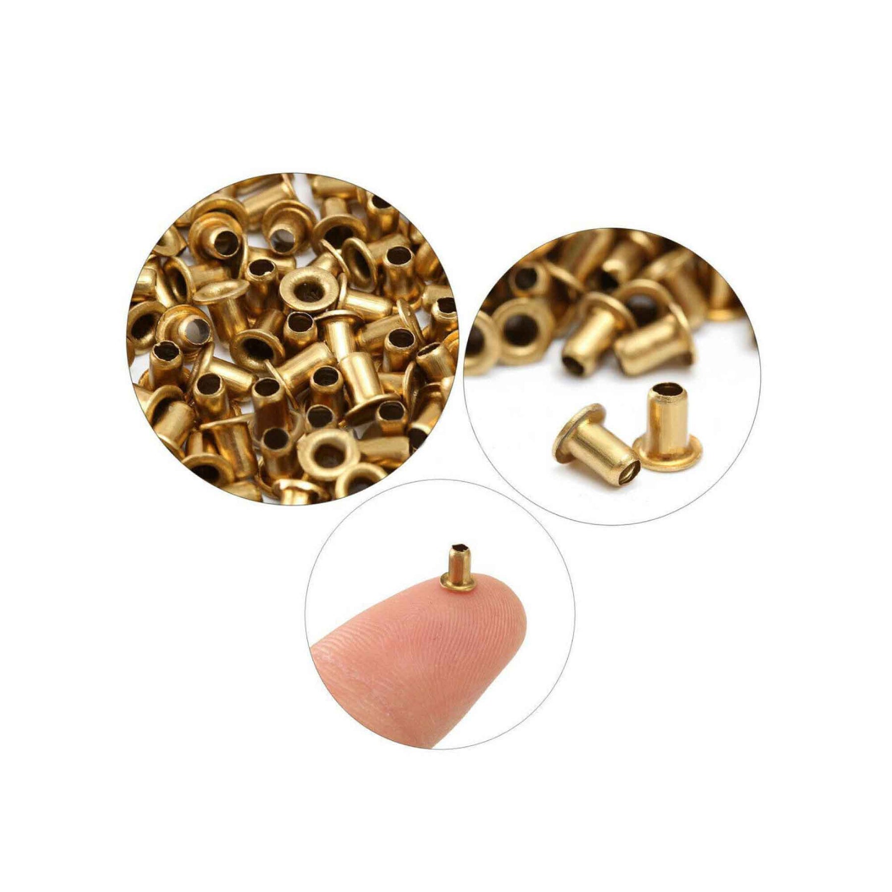 1000 Brass Bee Frame Eyelets 4mm for Beekeeping and Hive Assembly - SuperSaverAU - view 4