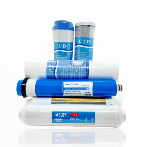 6 Stage Reverse Osmosis Replacement Filter Pack 10" Cartridges for Home System - SuperSaverAU - view 1
