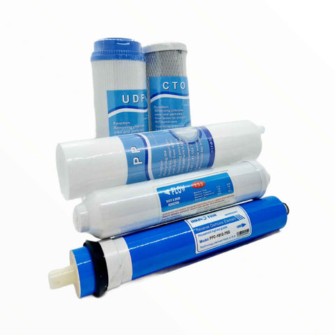 5 Stage Reverse Osmosis 10" Filter Cartridge Replacement Pack for Home System - SuperSaverAU - view 1