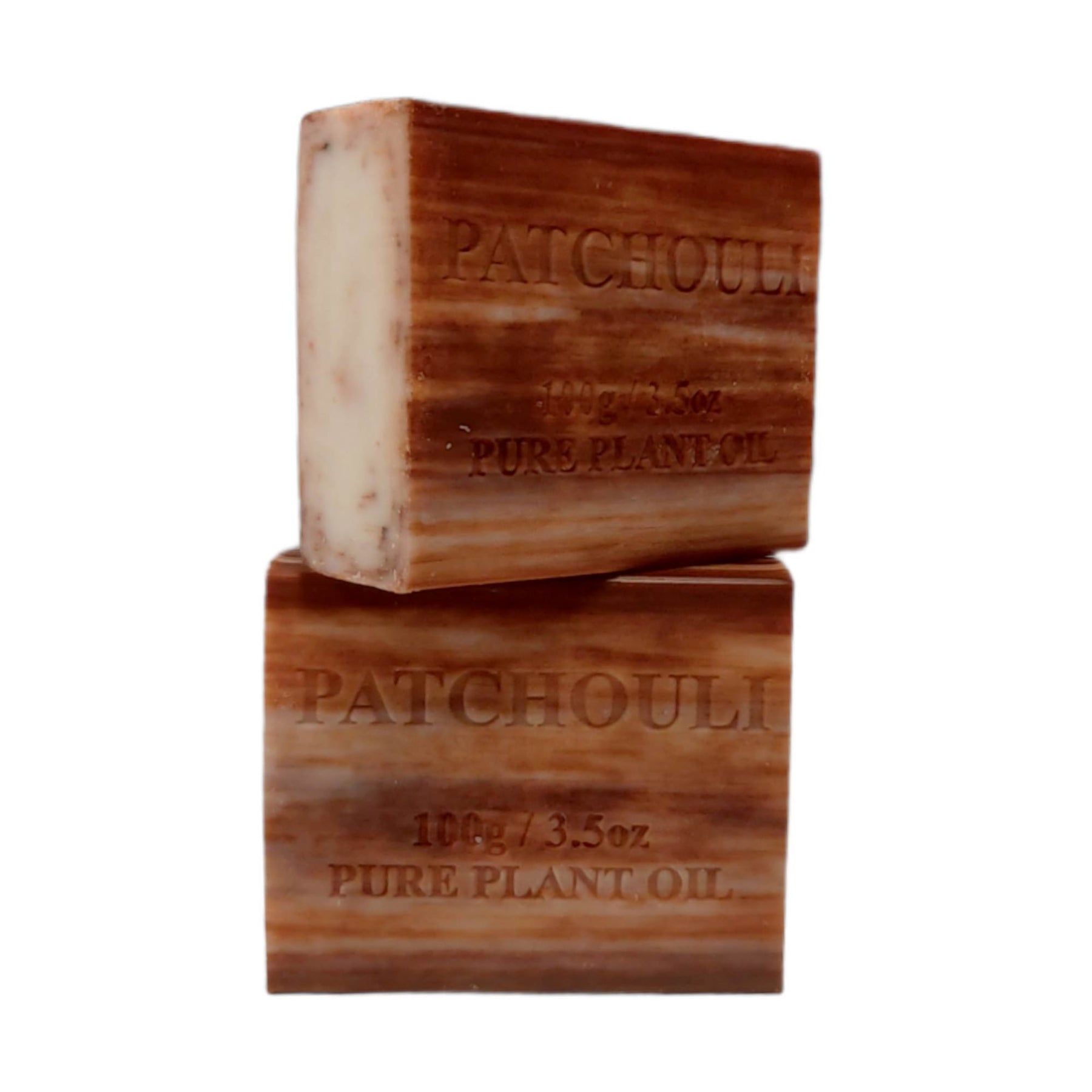10x 100g Plant Oil Soap Patchouli Scent Pure Natural Vegetable Base Bar - SuperSaverAU - view 3