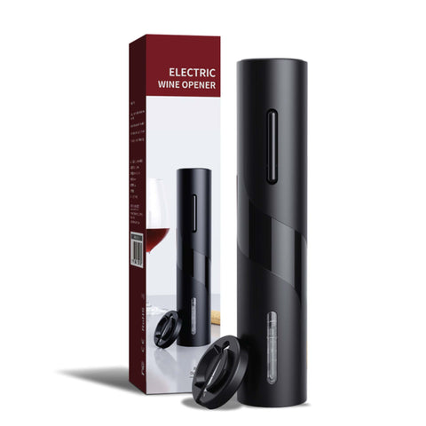 Electric Wine Opener Tool - Automatic Cordless Corkscrew with Foil Cutter, 23cm - SuperSaverAU - view 1