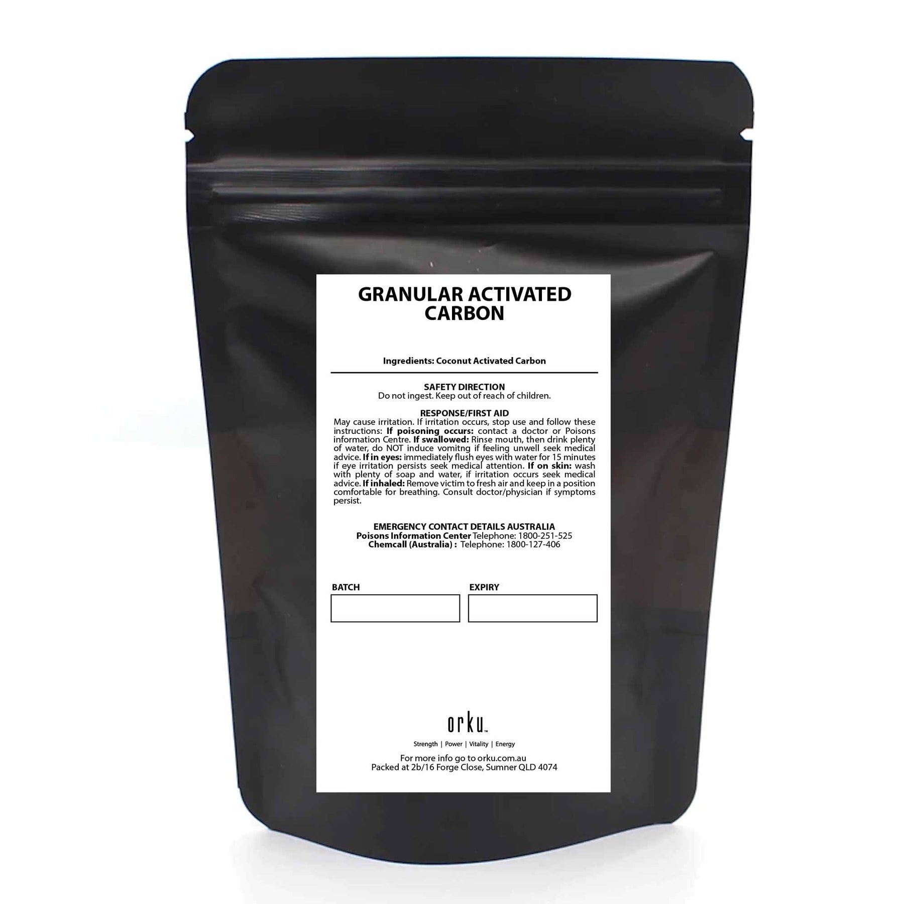 Coconut Shell Granular Activated Carbon 2Kg - Water & Air Filtration - SuperSaverAU - view 3