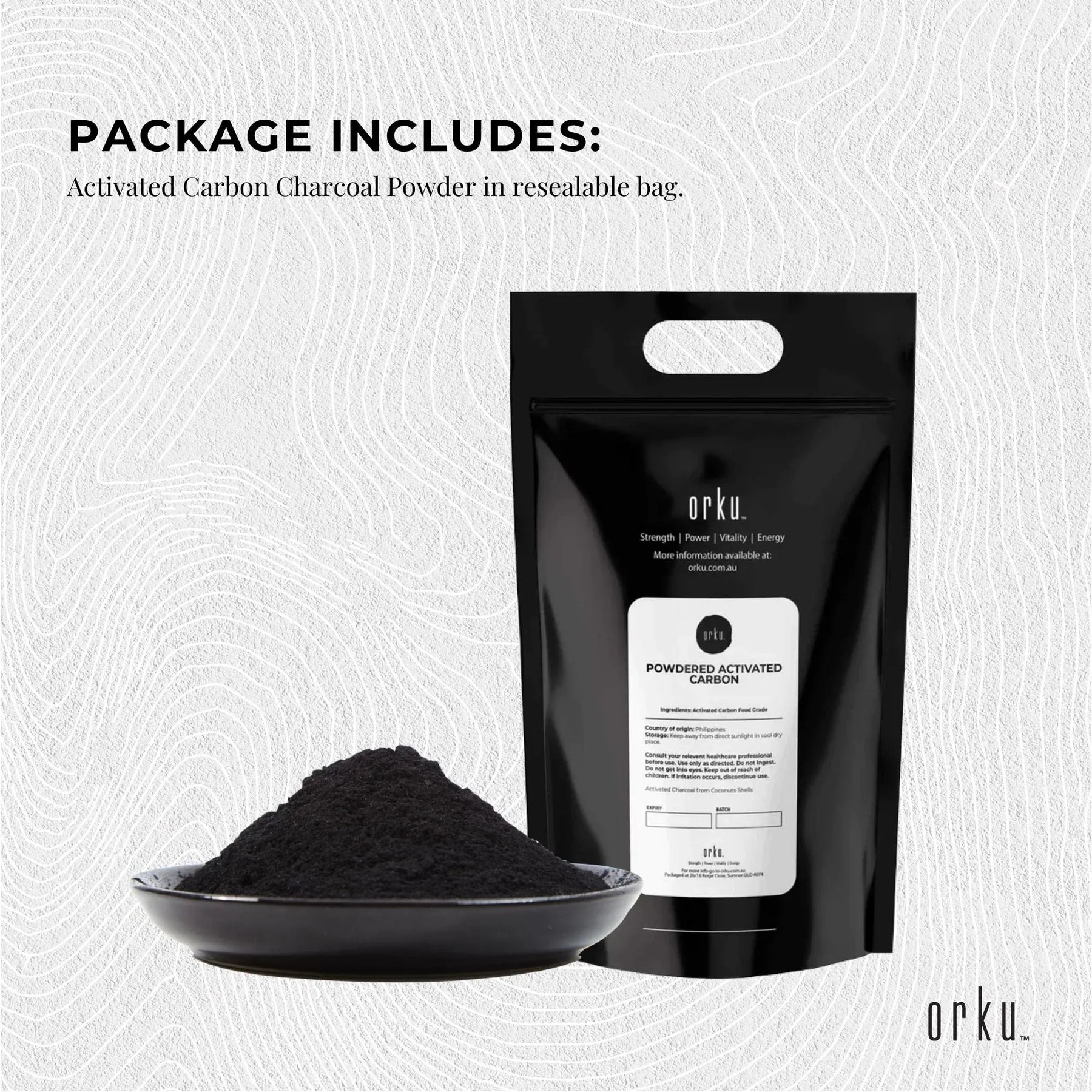 Coconut Shell Granular Activated Carbon 10Kg - Water Filtering, VOC Removal