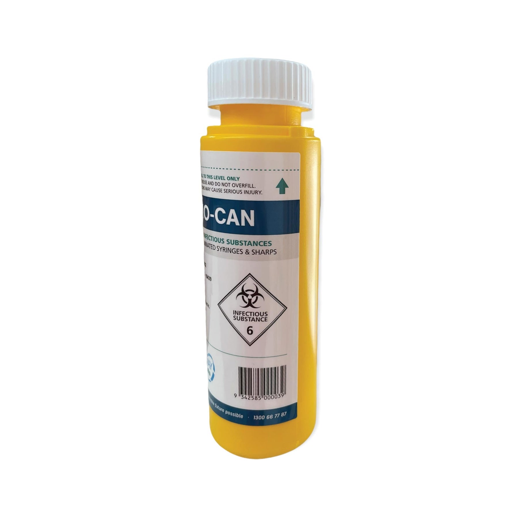 250ml Sharps Container Needle Biohazard Bin Disposal - Medical Waste Box - SuperSaverAU - view 4