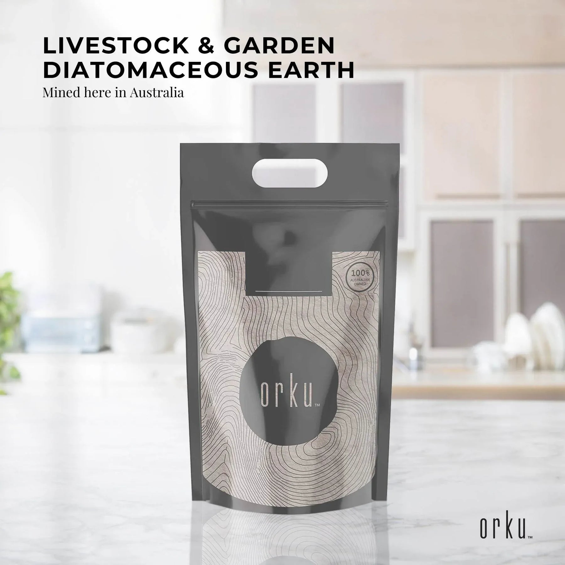 Orku Fossil Shell Flour Diatomaceous Earth - 5kg