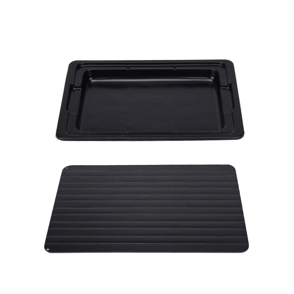 Premium Medium Aluminium Fast Defrosting Meat Tray with Water Box