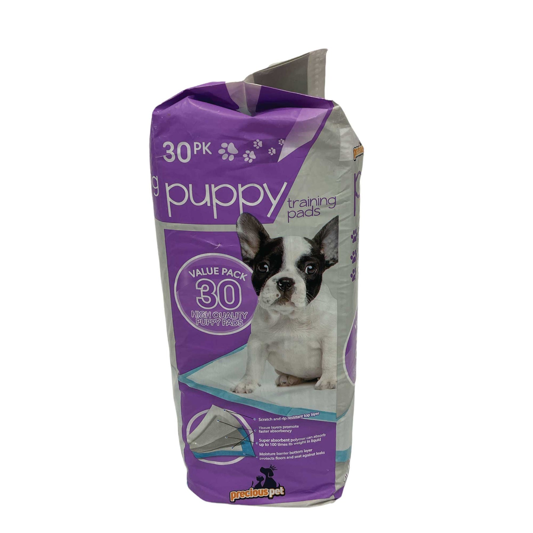 Puppy Training Pads 30 Pack 56x56cm Super Absorbent Leak Resistant - SuperSaverAU - view 3