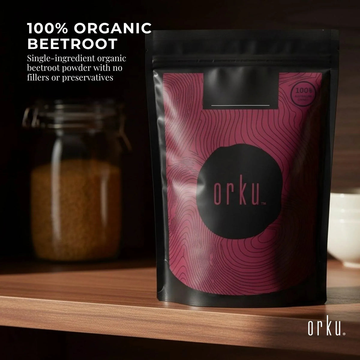 100g Organic Beetroot Powder Superfood Beet Root Supplement Beta Vulgaris