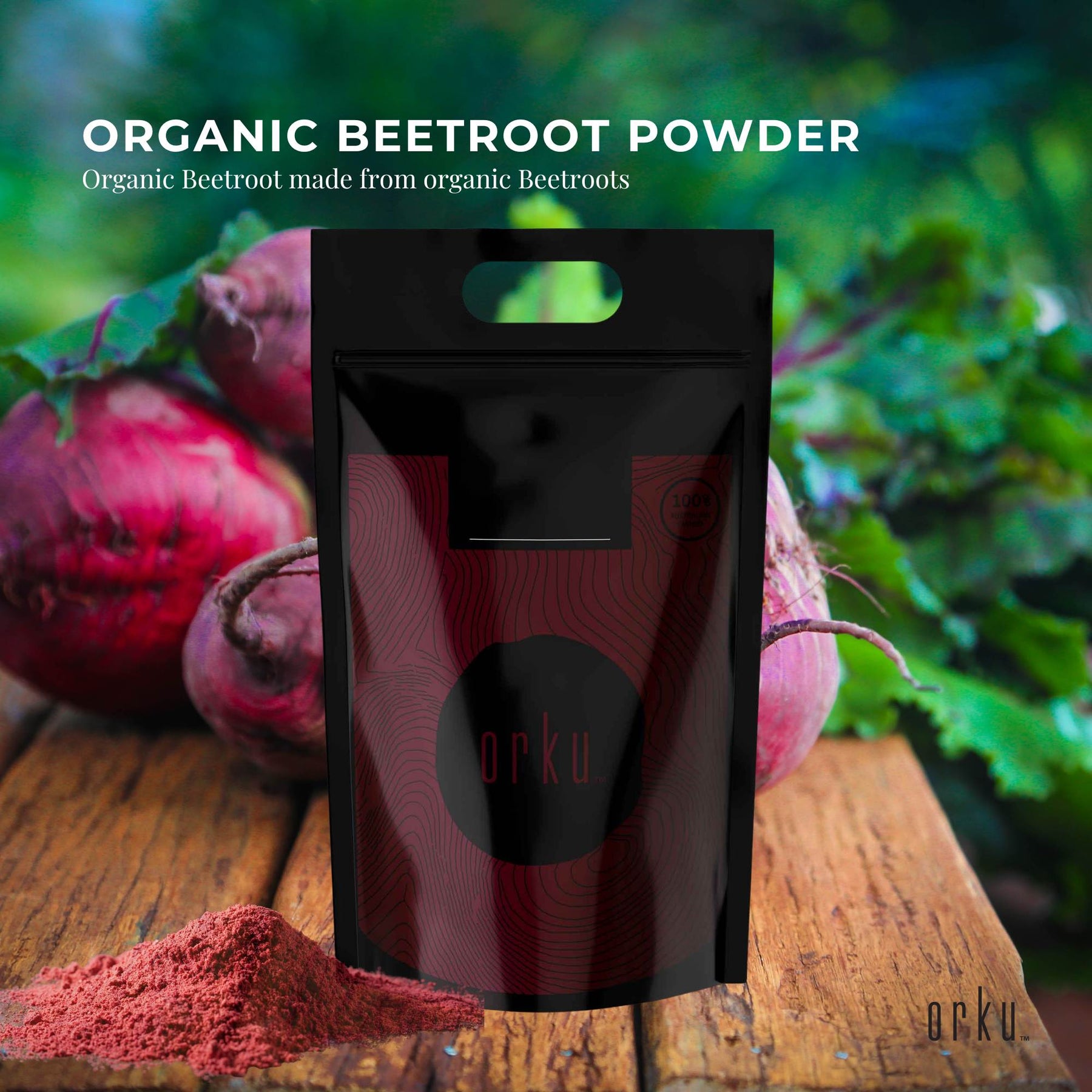 20Kg Organic Beetroot Powder Bulk Superfood Beet Root Supplement Beta Vulgaris - SuperSaverAU - view 2