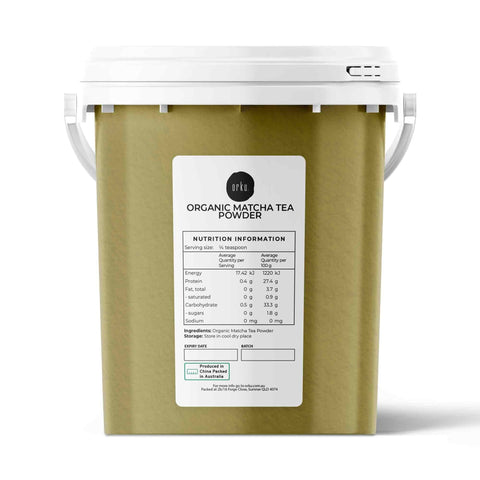 600g Organic Matcha Powder Tub Bucket Camellia Sinensis Green Tea Leaf - SuperSaverAU - view 1